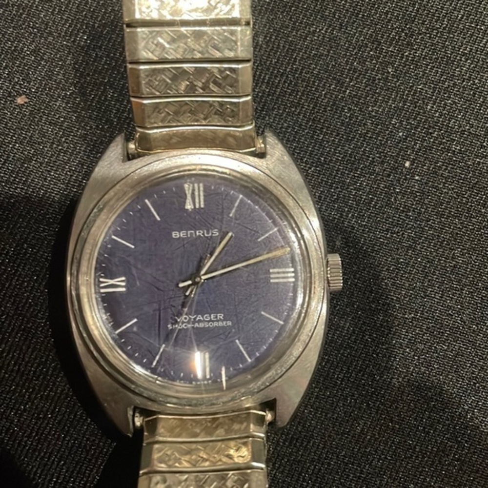 vintage 1970s benrus designer voyager watch